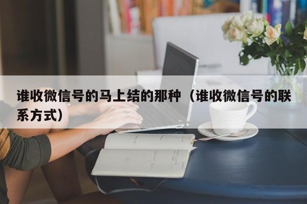 谁收微信号的马上结的那种（谁收微信号的联系方式）